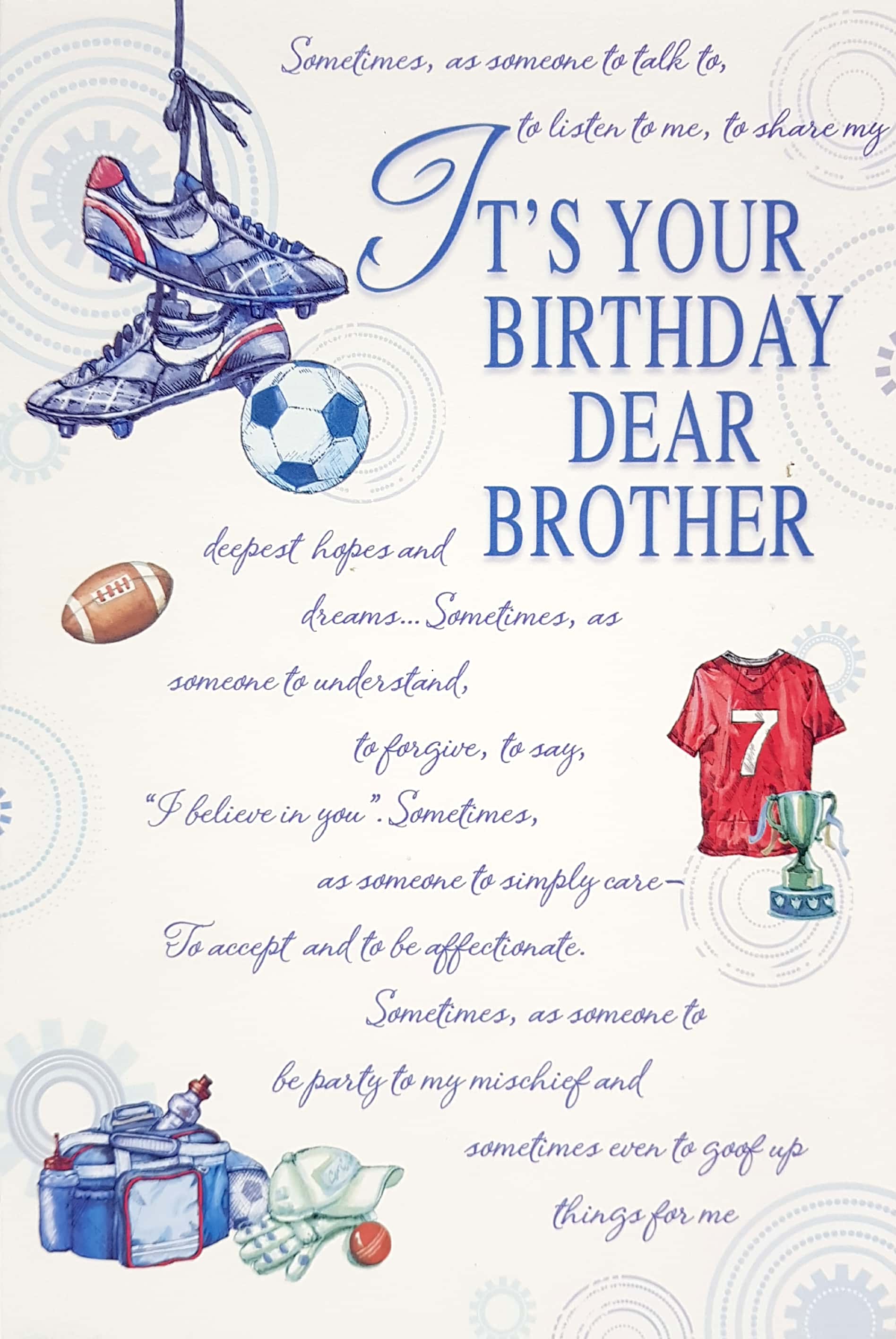 Birthday Brother Card Q8egiftscom Printable Brother Birthday Card 